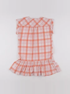 Vertbaudet - robe orange - 8 ans