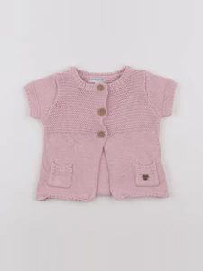 Vertbaudet - gilet rose - 18 mois