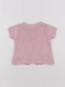 Vertbaudet - gilet rose - 18 mois