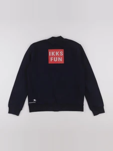 IKKS - sweat imprimé au dos bleu - 12 ans