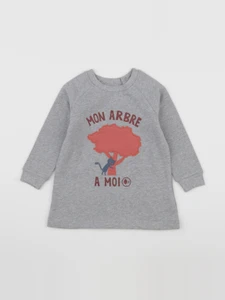 La queue du chat - robe gris - 12 mois