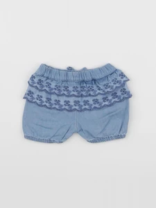 Carrément Beau - short bleu - 3 mois