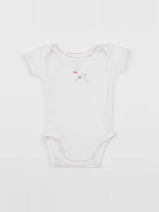 Carrément Beau - body blanc - 1 mois