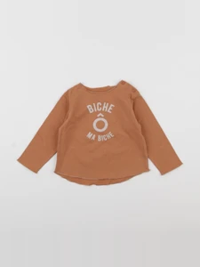 Arsène et les pipelettes - tee-shirt marron - 18 mois
