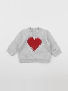 Petit Bateau - sweat gris - 6 mois