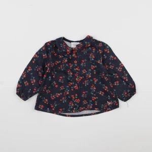 Carrément Beau - blouse bleu - 6 mois