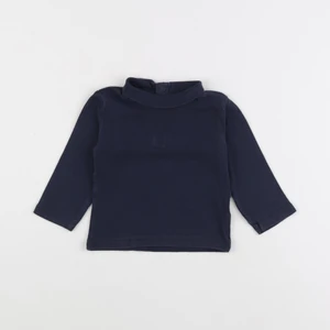 Vertbaudet - sous-pull bleu - 12 mois