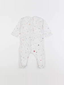 Zara - pyjama coton blanc - 6/9 mois