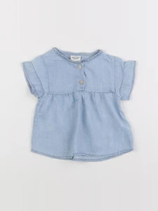 Tape à l'oeil - blouse bleu - 6 mois