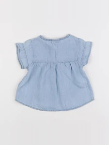 Tape à l'oeil - blouse bleu - 6 mois