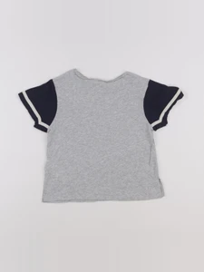 IKKS - tee-shirt bleu, gris - 8 ans