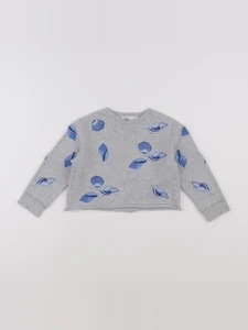 Stella McCartney Kids - sweat gris, bleu - 4 ans