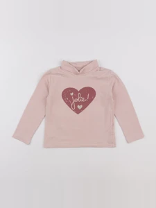 Vertbaudet - sous-pull rose - 5 ans