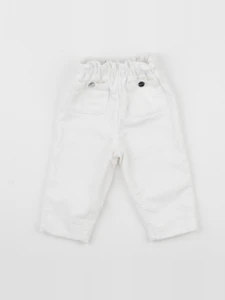 Jacadi - pantalon doublé blanc - 12 mois