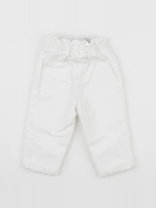 Jacadi - pantalon doublé blanc - 12 mois