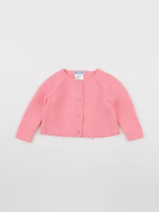Jacadi - gilet rose - 6 mois