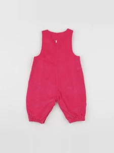 Jacadi - salopette doublé rose - 6 mois