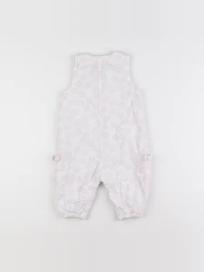 Jacadi - combinaison doublé rose - 12 mois