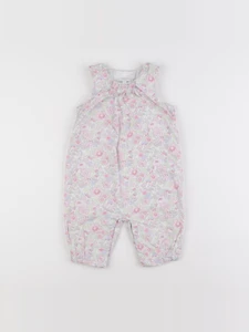 Jacadi - combinaison doublé, liberty rose - 12 mois