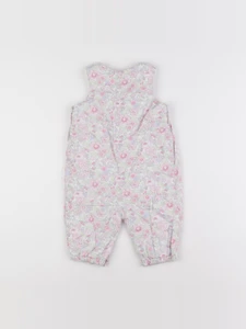 Jacadi - combinaison doublé, liberty rose - 12 mois