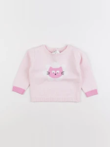 Jacadi - pull rose - 6 mois