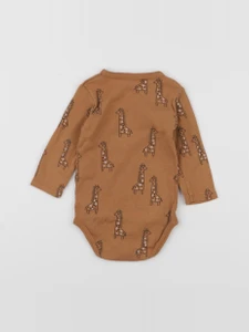 La Redoute - body marron - 6 mois