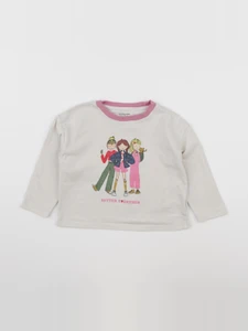 Vertbaudet - tee-shirt beige - 3 ans