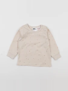 H&M - tee-shirt beige - 3/6 mois