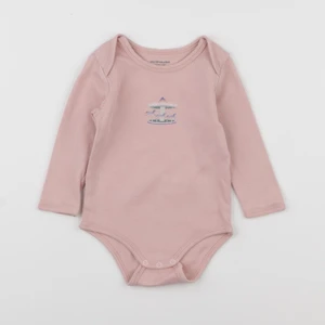 Vertbaudet - body rose - 12 mois