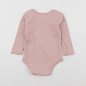 Vertbaudet - body rose - 12 mois