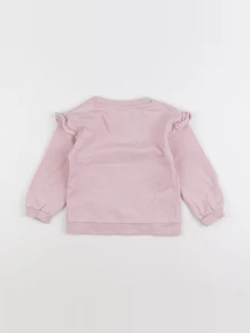 H&M - sweat rose - 2/3 ans