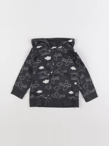 H&M - sweat gris - 12/18 mois