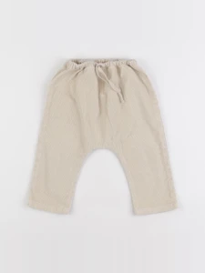 Cyrillus - sarouel beige - 12 mois