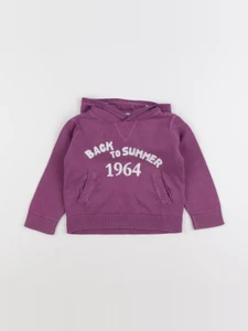 Vertbaudet - pull violet - 2 ans