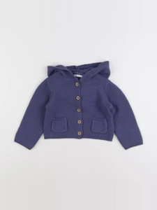Boutchou - gilet bleu - 18 mois