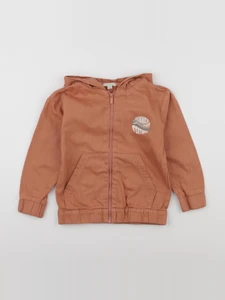 Vertbaudet - veste orange - 6 ans