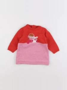 Jacadi - robe rose - 6 mois