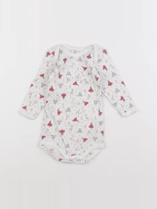 Petit Bateau - body blanc, or - 6 mois