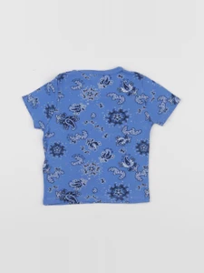 Petit Bateau - maillot de corps bleu - 18 mois