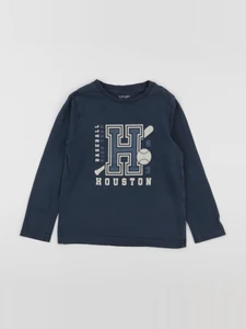 Vertbaudet - tee-shirt bleu - 8 ans