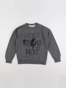 IKKS - sweat gris - 10 ans