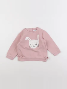 Vertbaudet - sweat rose - 2 ans