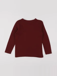 Vertbaudet - tee-shirt rouge - 5 ans