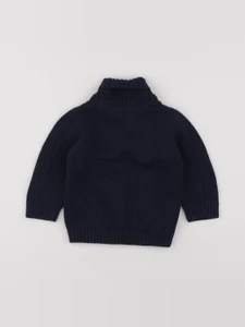 Vertbaudet - gilet bleu - 12 mois