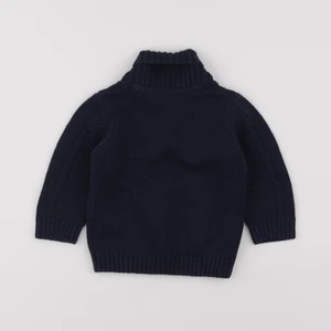 Vertbaudet - gilet bleu - 12 mois