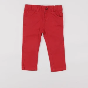 Vertbaudet - pantalon rouge - 18 mois