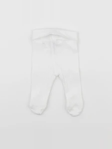 H&M - legging blanc - 1 mois