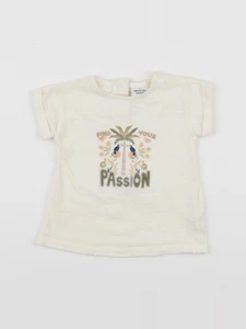 Tape à l'oeil - tee-shirt beige - 6 mois