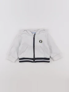 Jacadi - sweat blanc - 12 mois