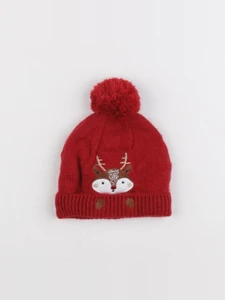 Vertbaudet - bonnet rouge - 3/6 mois